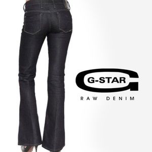 G-STAR RAW DENIM | Dark Wash Flare Jeans